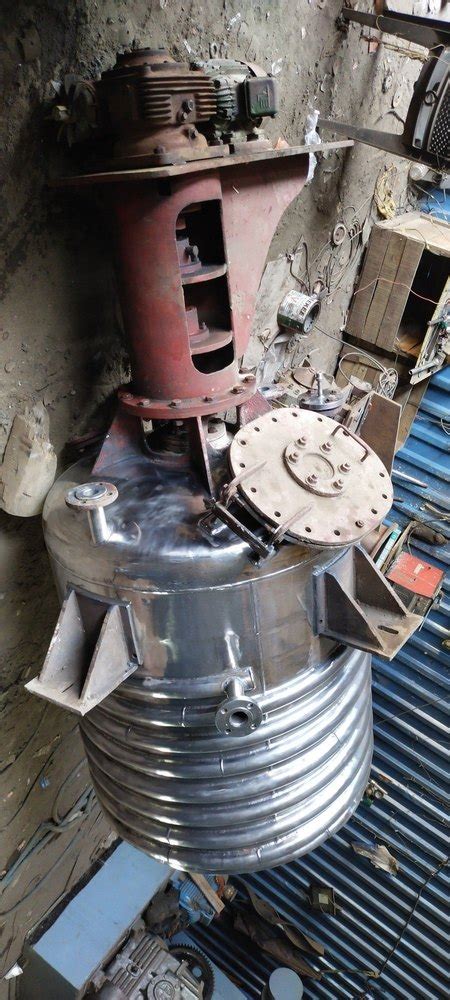 Stainless Steel Full Gmp Ss Double Limpet Coil Reactor For Industrial Max Pressure Kg