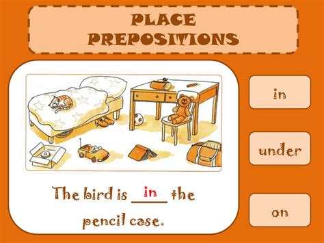 Prepositions Of Place Fun Activities Games Online Presentation