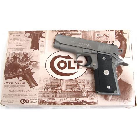 Colt Officers 45 Acp Caliber Pistol Stainless Enhanced Model