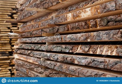Wooden Planks Air Drying Timber Stack Stock Photo Image Of Business