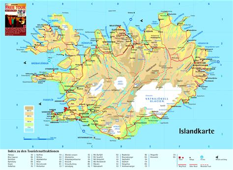 Island Karte ~ Online Map