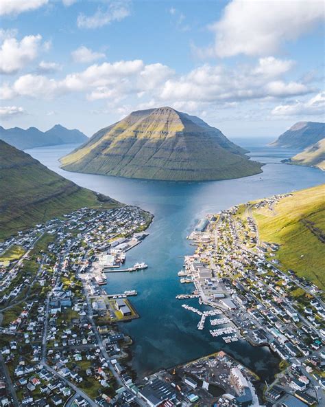 Klaksvík Faroe Islands Beautiful Landscapes Coastal Landscape Faroe