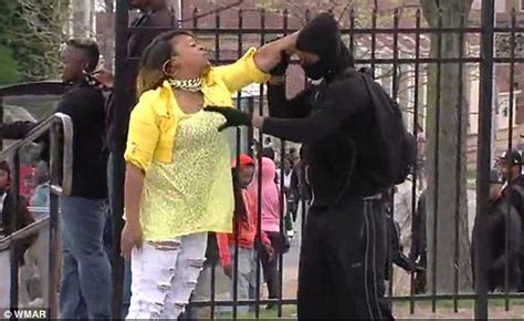 baltimore mom toya graham who chased her son from riots reacts to praise daily mail online