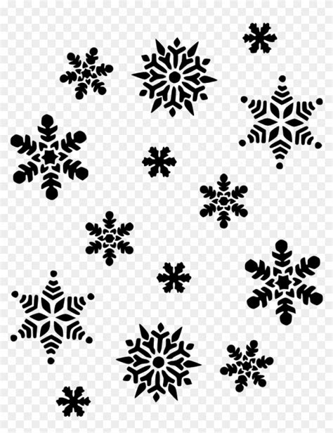 Snowflake Vector Snowflakes Silhouette Png Transparent Png