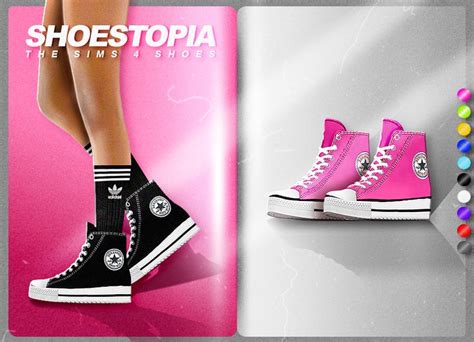 Shoestopia — All Star Shoes Shoestopia Shoes For The Sims 4