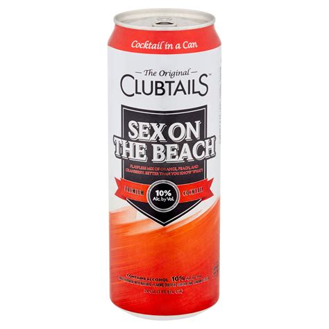The Original Clubtails Cocktail In A Can Sex On The Beach 24 Oz