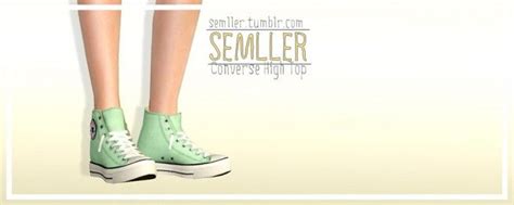 Converse High Tops By Semller • Sims 3 Downloads Cc Caboodle Sims