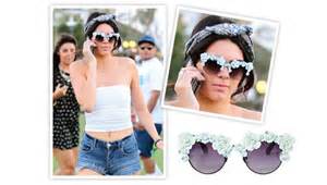 Kendall Jenner Flower Sunglasses Gasoline Glamour Lady Sings The