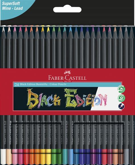 Crayons Couleurs Black Edition X 24 Faber Castell