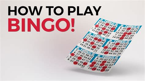 How To Play Bingo Youtube