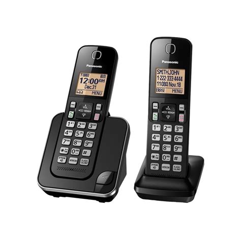 The caller id works in both english and spanish. Panasonic - KX-TGC352B DECT 6.0 Expandable Cordless Phone ...