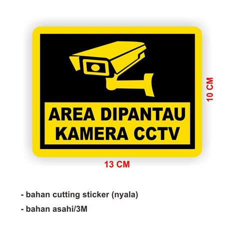 Stiker Cctv Cutting Sticker Murah Lazada Indonesia