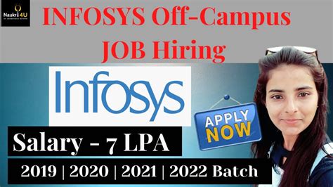 Infosys Off Campus Drive Recruitment