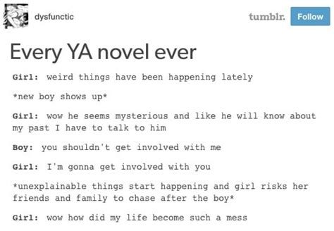 Times Tumblr Perfectly Summed Up Your Obsession With Ya Novels