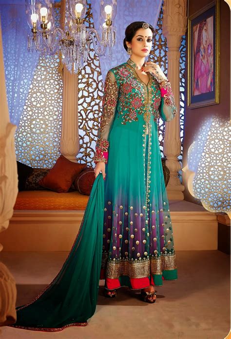 Bollywood Actress Saree Collections Ready Made Long Fancy Anarkali