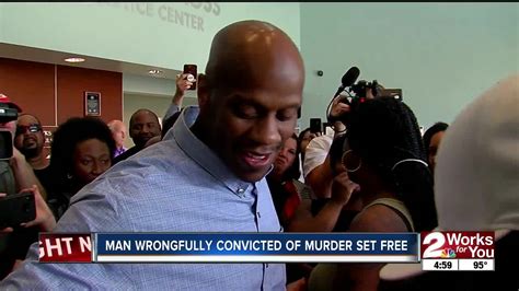 man wrongfully convicted of murder set free