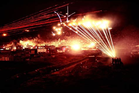 Incredible Night Time Photographs Of An Intense Firefight In Vietnam