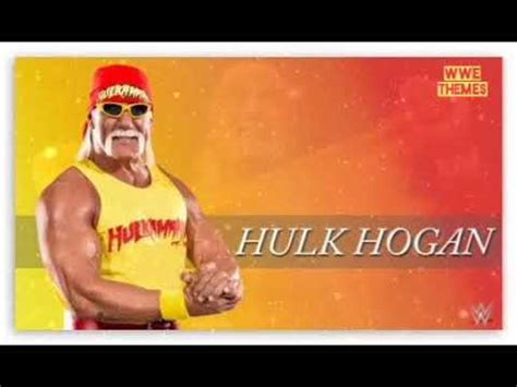 Wwe Hulk Hogan Theme Song Real American Youtube