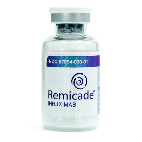 Remicade Infliximab Powder 100mg Sdpf 20ml Vial Mcguff Medical