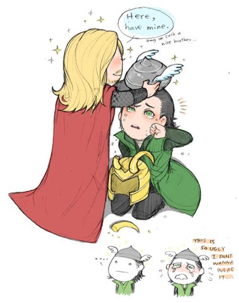 Thor Trying To Being A Good Big Brother To Loki Loki Marvel Loki