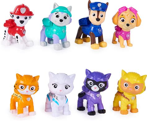Paw Patrol Cat Pack T Set With 8 Collectable Action Figures