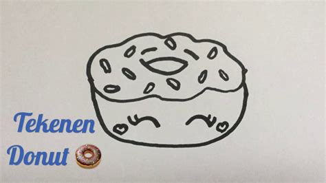 Kawaii Tekenen Makkelijk Donut Kute Ijscremes Donuts Candies Met Ogen