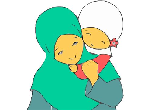 Kartun Muslimah Gambar Kartun Ayah Ibu Dan Anak Laki Laki Hijabfest