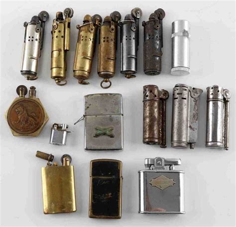 Wwi Wwii Antique Military Lighter Collection