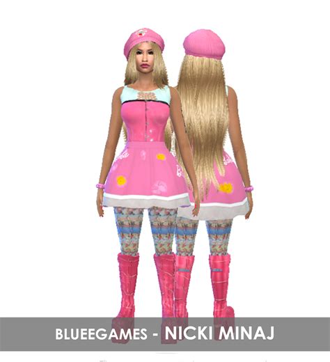 Celebrities Nicki Minaj London Outfit Clothes Blueegames