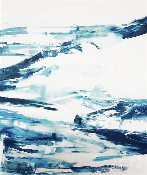 Blue And White Abstract Modern Artwork Painting By Santaliza Gallery