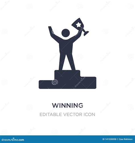 Winning Icon On White Background Simple Element Illustration From