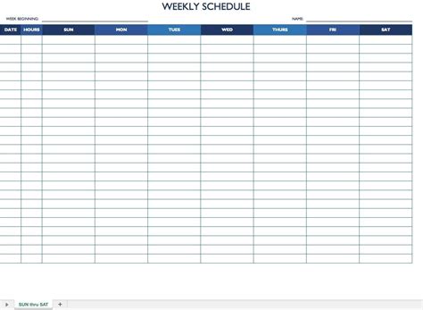 Monthly Training Schedule Template Scheduling Chart Free Printable