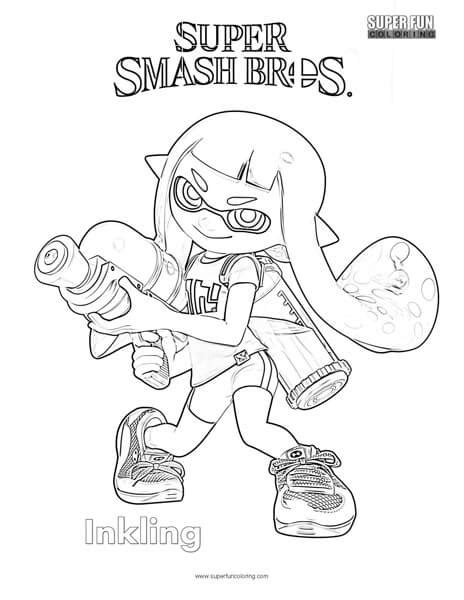 Printable Super Smash Bros Ultimate Coloring Pages