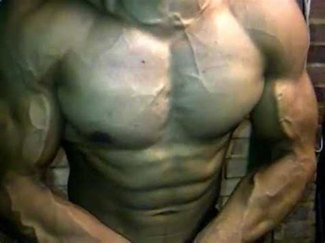 Muscle Exploded Growling Teen Bodybuilder Pumps His Muscle Hulk Out