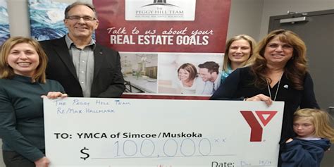 Peggy Hill Team Donates Six Figure Cheque To 100 Reasons Y Campaign