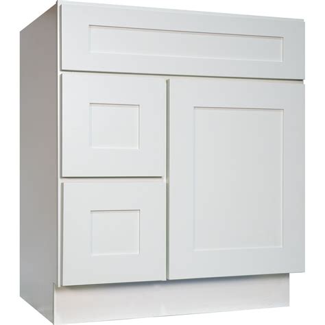 This is where you may be surprised by what i'll say: 30 Inch Bathroom Vanity Single Sink Cabinet in Shaker White with Soft Close Drawers & Door 30 ...