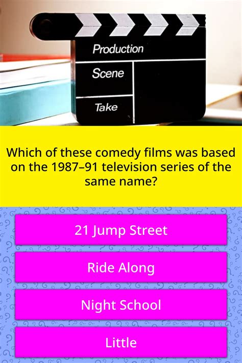 Which Of These Comedy Films Was Trivia Questions Quizzclub