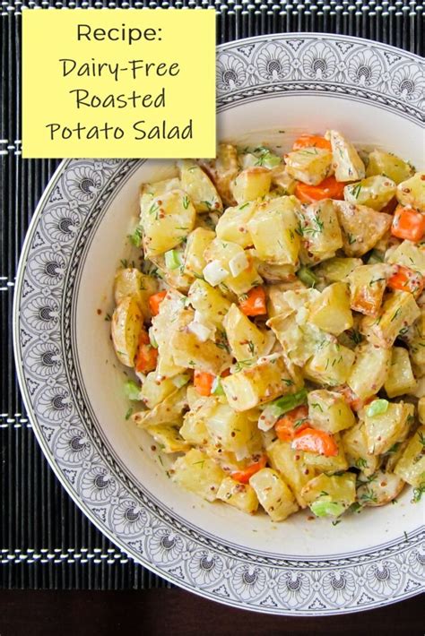 Dairy Free Creamy Roasted Potato Salad Recipe