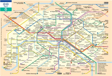 Mappe E Percorsi Dettagliati Di Parigi