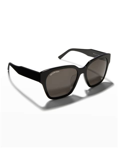 Balenciaga Mens Injection Rectangle Shield Sunglasses Neiman Marcus