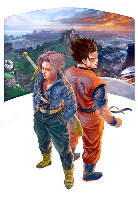 Gohan died year 780 making trunks roughly 14 years old. DBZ Trunks Gohan by CangDu on DeviantArt