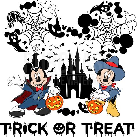 Disney Trick Or Treat Svg Mickey Mouse Svg Disney Halloween Svg
