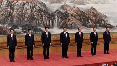 China Congress No Heir Apparent As Xi Reveals Top Leadership Bbc News