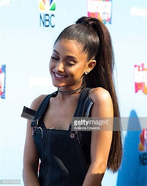 Singer Ariana Grande Attends The Press Junket For Nbcs Hairspray