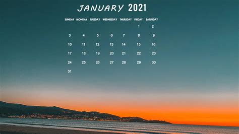 january  calendar wallpaper desktop laptop computer