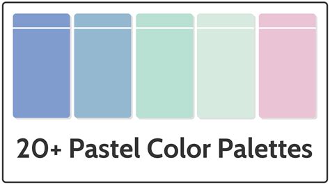 20 Best Pastel Color Palettes For 2023 Venngage