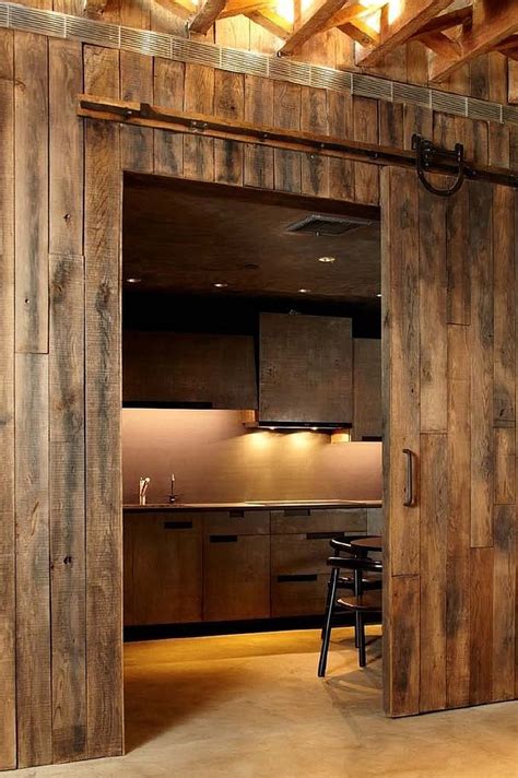 It needs to be installed 1/2 an inch away from the. 25 Trendy Kitchens That Unleash the Allure of Sliding Barn ...