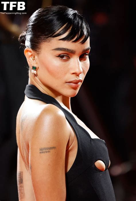 Zoe Kravitz Shows Off Her Sexy Tits At ‘the Batman’ Movie Premiere In London 38 Photos