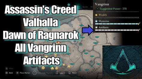 Assassin S Creed Valhalla Dawn Of Ragnarok Vangrinn Artifacts Guide