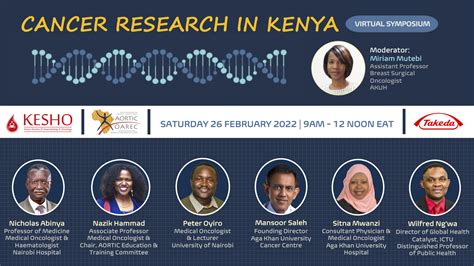 Cancer Research In Kenya Symposium Kesho